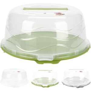 Τουρτιέρα ArteLibre Στρογγυλή Με Σκέπαστρο Πλαστικό Φ33x6cm Σε 3 Χρώματα