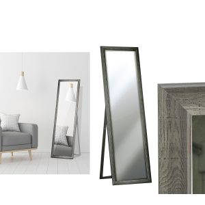 Καθρέφτης δρύς/γκρι 48.5x159cm