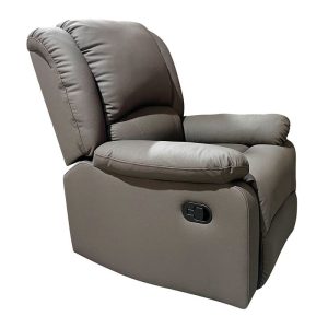 EVA Πολυθρόνα Relax Σαλονιού – Καθιστικού, PU Καφέ