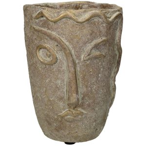 Κασπώ ArteLibre Πρόσωπο Χρυσό Τσιμέντο 13×12.5×17.5cm
