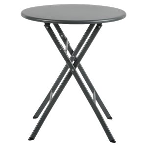 Τραπέζι Κήπου ArteLibre NOVA Μαύρο Μέταλλο Φ60x70cm
