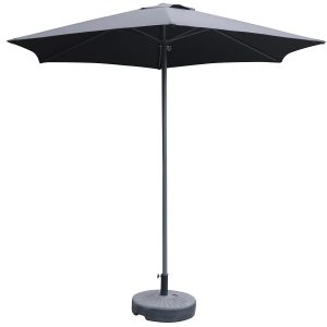 Ομπρέλα Κήπου ArteLibre MELIORE Ανθρακί/Γκρι Αλουμίνιο/Polyester Φ2.5x2.36m