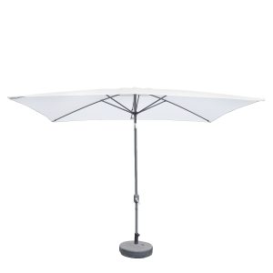 Ομπρέλα Κήπου ArteLibre ARONA Λευκό/Ανθρακί Αλουμίνιο/Polyester 3x2x2.53m