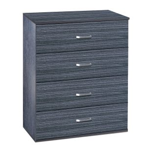 Συρταριέρα ArteLibre WHITBY Σκούρο Καρυδί Μοριοσανίδα/Μελαμίνη 80x40x100cm