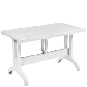 Τραπέζι Κήπου ArteLibre LAGO Λευκό PP 70x120cm