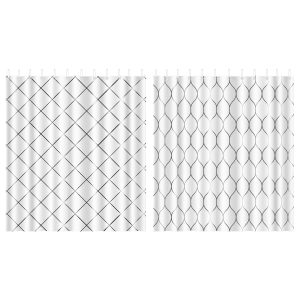 Κουρτίνα Μπάνιου Σε 2 Σχέδια