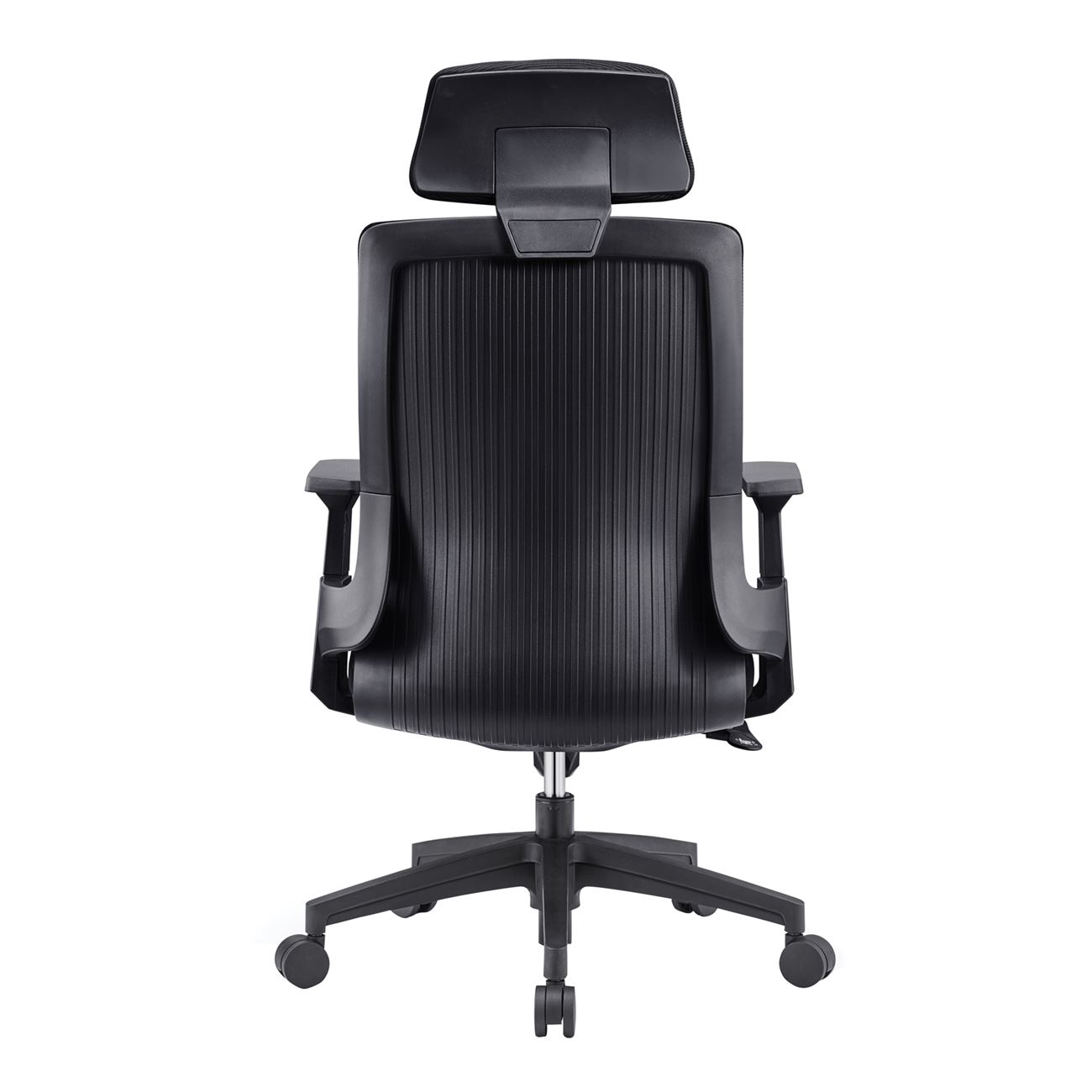 BF8900 Πολυθρόνα Γραφείου Διευθυντή, Mesh Μαύρο, Ύφασμα Μαύρο