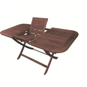 EASY Τραπέζι Επεκτεινόμενο - Πτυσσόμενο, Ξύλο Acacia