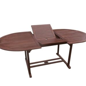 GARDEN Τραπέζι Επεκτεινόμενο Oval, Ξύλο Acacia