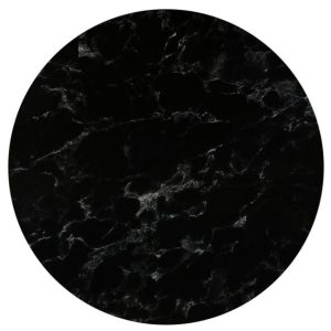 HPL (High Pressure Laminated) Επιφάνεια Τραπεζιού Απόχρωση Black Marble, UV