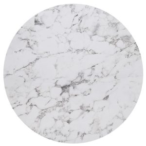 HPL (High Pressure Laminated) Επιφάνεια Τραπεζιού Απόχρωση White Marble, UV