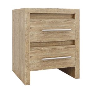 KENNEL Κομοδίνο 2 Συρτάρια, Απόχρωση Sonoma