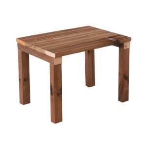 LUGANO Τραπεζάκι Παραλίας - Ξαπλώστρας, Εμποτισμού Pine Απόχρωση Καρυδί