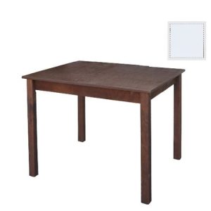 Ταβέρνας Τραπέζι Λυόμενο Οξιά - Κόντρα Πλακέ, Βαφή Εμποτισμού Λάκα Άσπρο