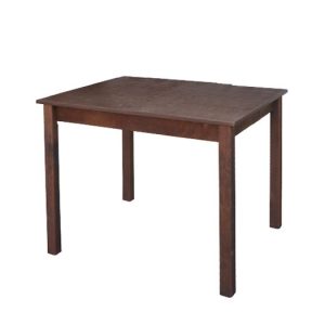 Ταβέρνας Τραπέζι Λυόμενο Οξιά - Κόντρα Πλακέ, Βαφή Εμποτισμού Καρυδί