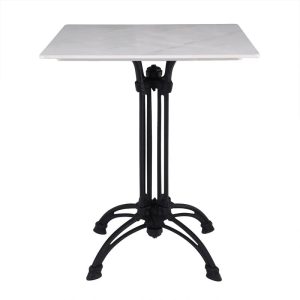 ΤΡΑΠΕΖΙ Sintered Stone-Μαντέμι Τετράνυχο, Επιφάνεια 11mm Απόχρωση White Marble