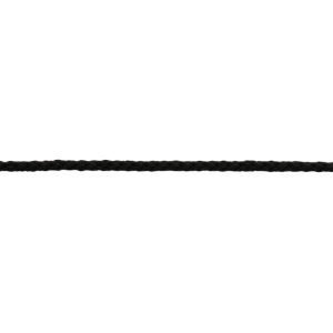 PP Σχοινί Πλεγμένο Μαύρο 3mm