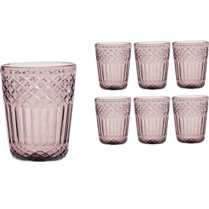 Σετ Ποτήρια Ροζ Γυαλί 30cl 6Τμχ