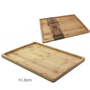 Δίσκος μπαμπού 32x27xh1.5cm