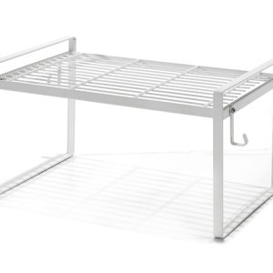Βάση Οργάνωσης Κουζίνας 1 Ράφι Ασημί Μέταλλο 33.5x21x18cm