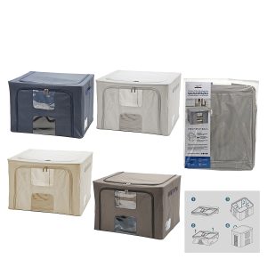 Κουτί Αποθήκευσης Με Παράθυρο 72L 50x40x34cm Σε 4 Χρώματα