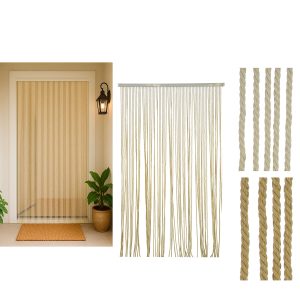 Κουρτίνα Πόρτας Βαμβάκι 100x220cm Σε 2 Χρώματα