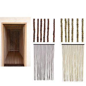Κουρτίνα Πόρτας Πλαστικό 100x220cm Σε 2 Χρώματα