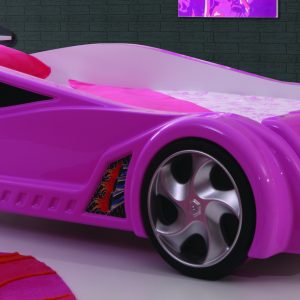 Παιδικό Κρεβάτι F1 ΡΟΖ