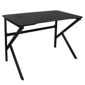 Γραφείο ArteLibre ZERINO Μαύρο Μοριοσανίδα/Μέταλλο 100x60x75cm